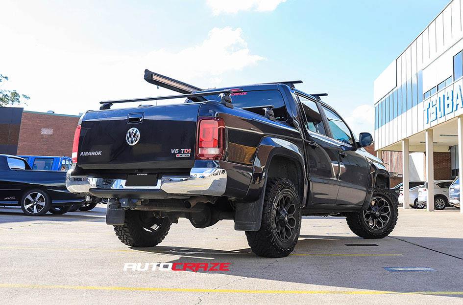 VOLKSWAGEN AMAROK REPLAY GLOSS BLACK MACHINED DARK TINT